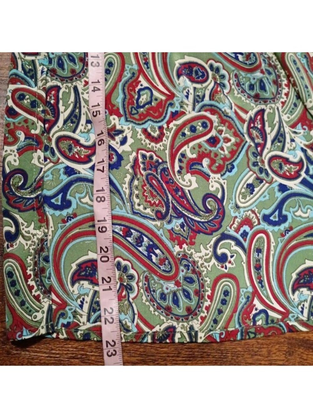 Earthbound Paisley Print Maxi Dress Boho V-Neck Elastic Waist XL - Picture 14 of 14